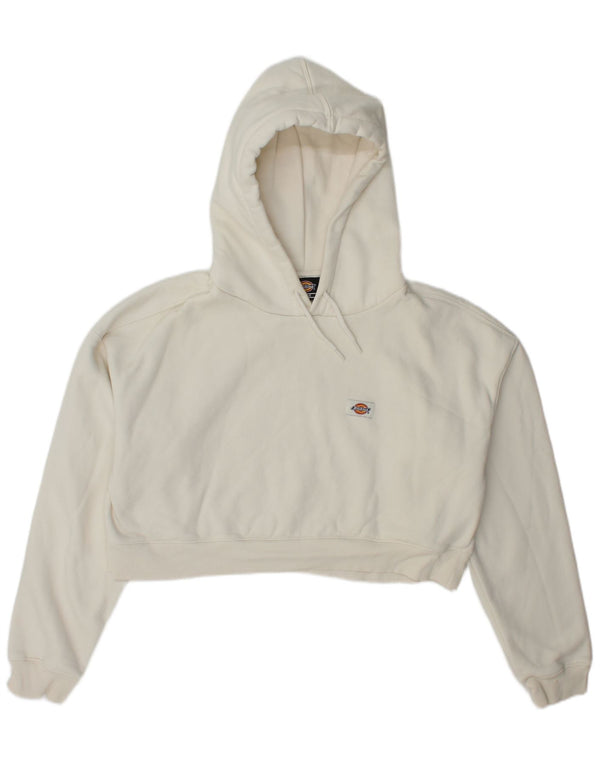 Dickies Ženska kratko majica s kapuljačom UK 16 Large Off White Pamuk