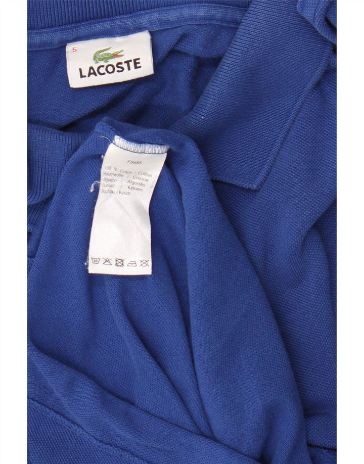 Lacoste muška polo majica veličine 5 velika plava pamuk