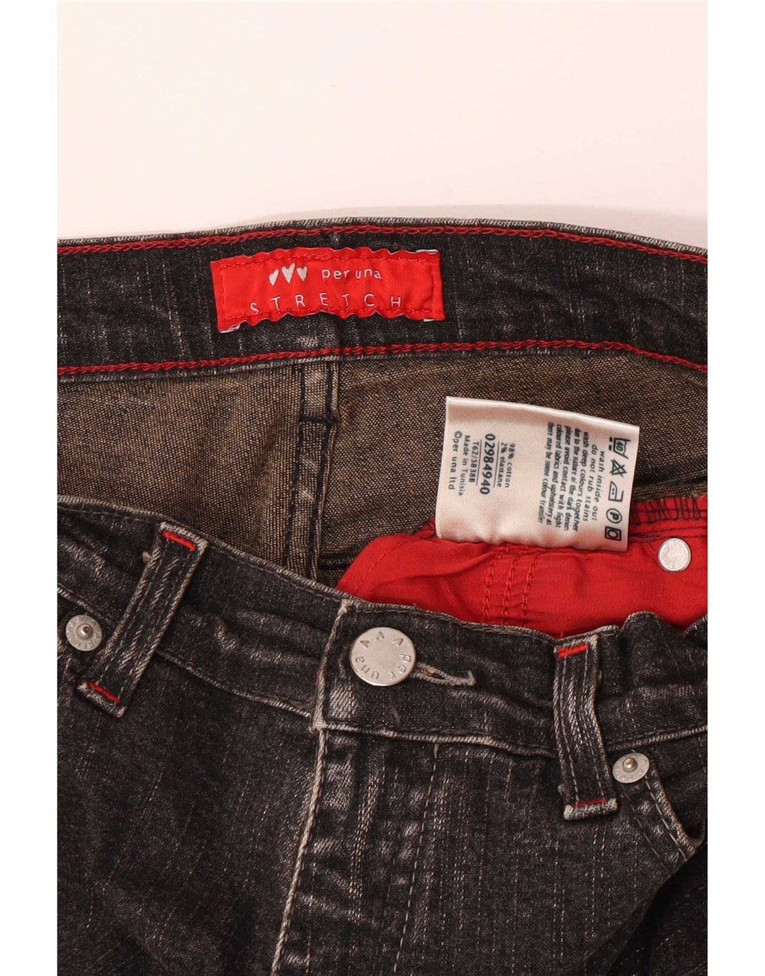 Marks & Spencer ženske traperice Per Una Bootcut UK 8 male W26 L32 sivi pamuk
