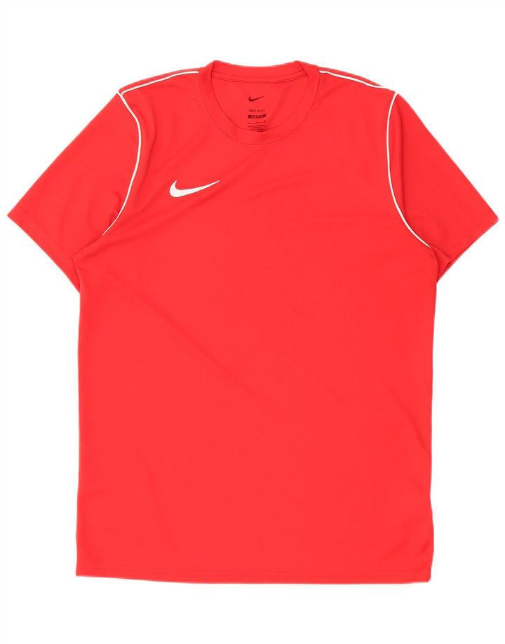 Nike muška majica Dri Fit Slim Fit, veliki crveni poliester