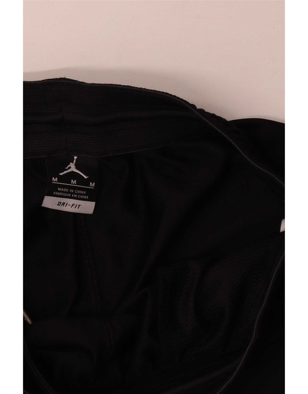 Jordan muške Dri Fit grafičke sportske kratke hlače srednje crne boje od poliestera