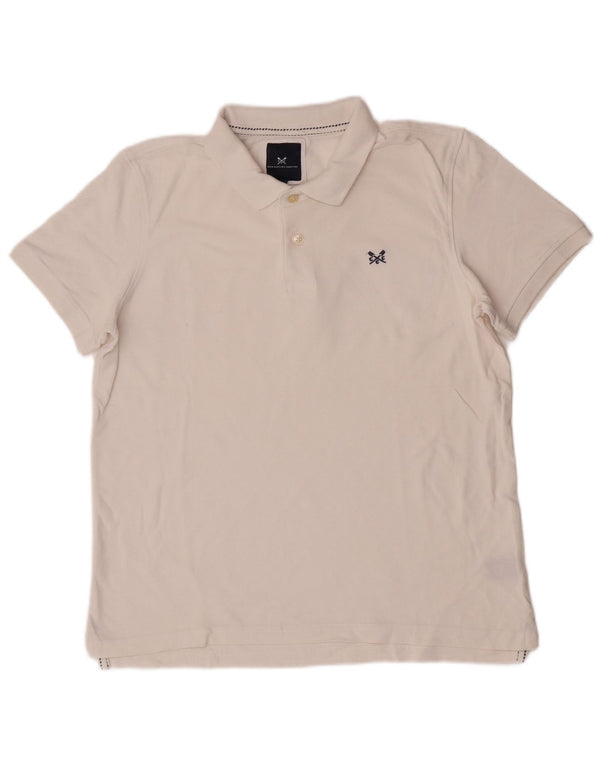 Crew Clothing Muška polo majica Velika bijela pamučna