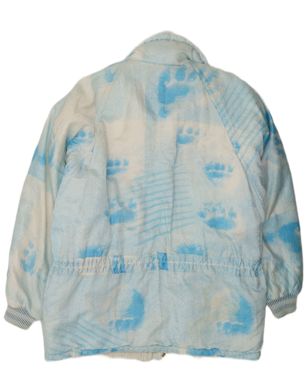 Vintage muška jakna vjetrovka UK 42 XL Blue Tie Dye Poliamid Retro