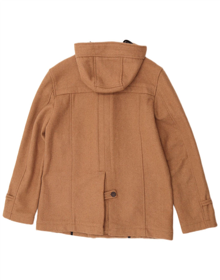Pull & Bear muški duffle kaput s kapuljačom UK 42 XL bež poliester