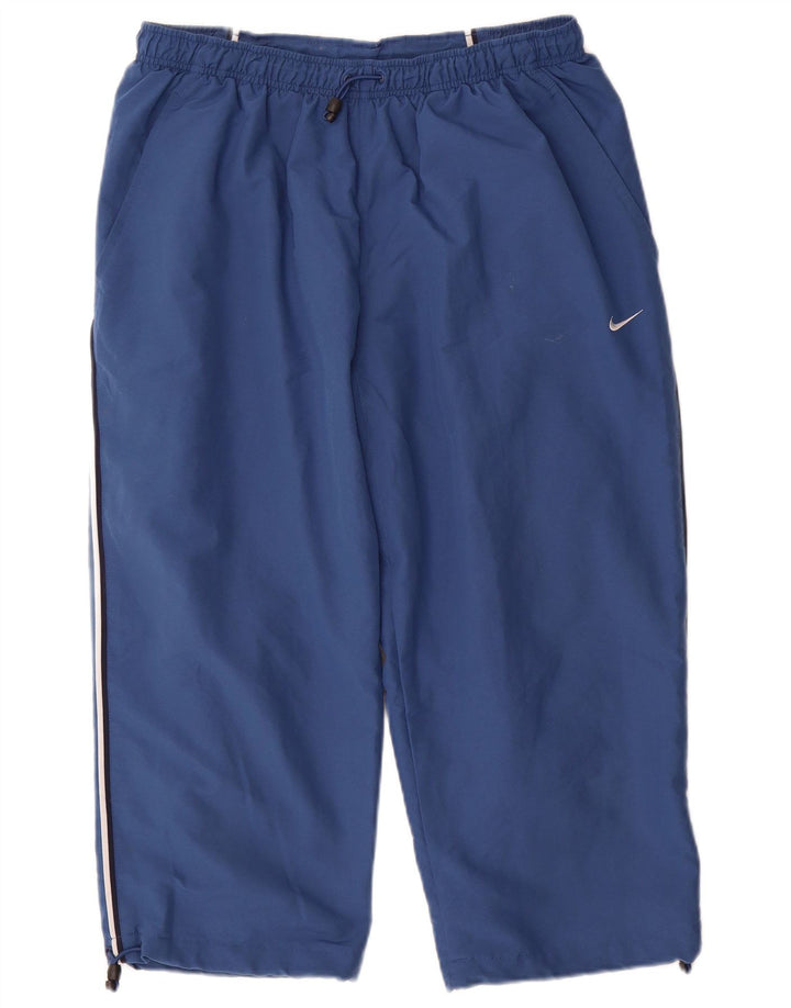 Nike muške kapri trenirke velike plave poliesterske hlače