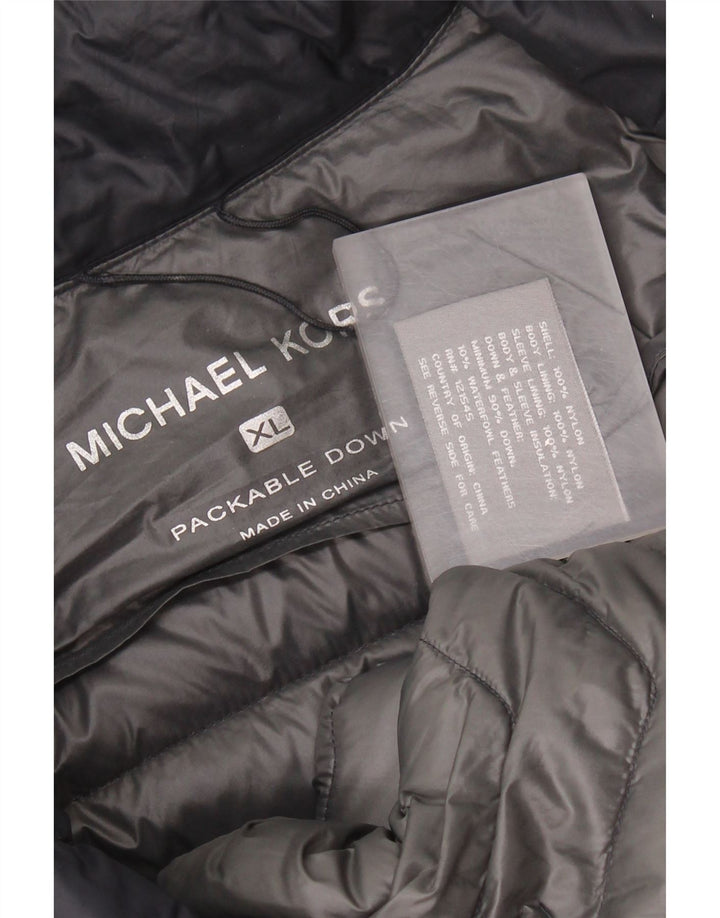 MICHAEL KORS Muška podstavljena jakna UK 42 XL tamnoplavi najlon