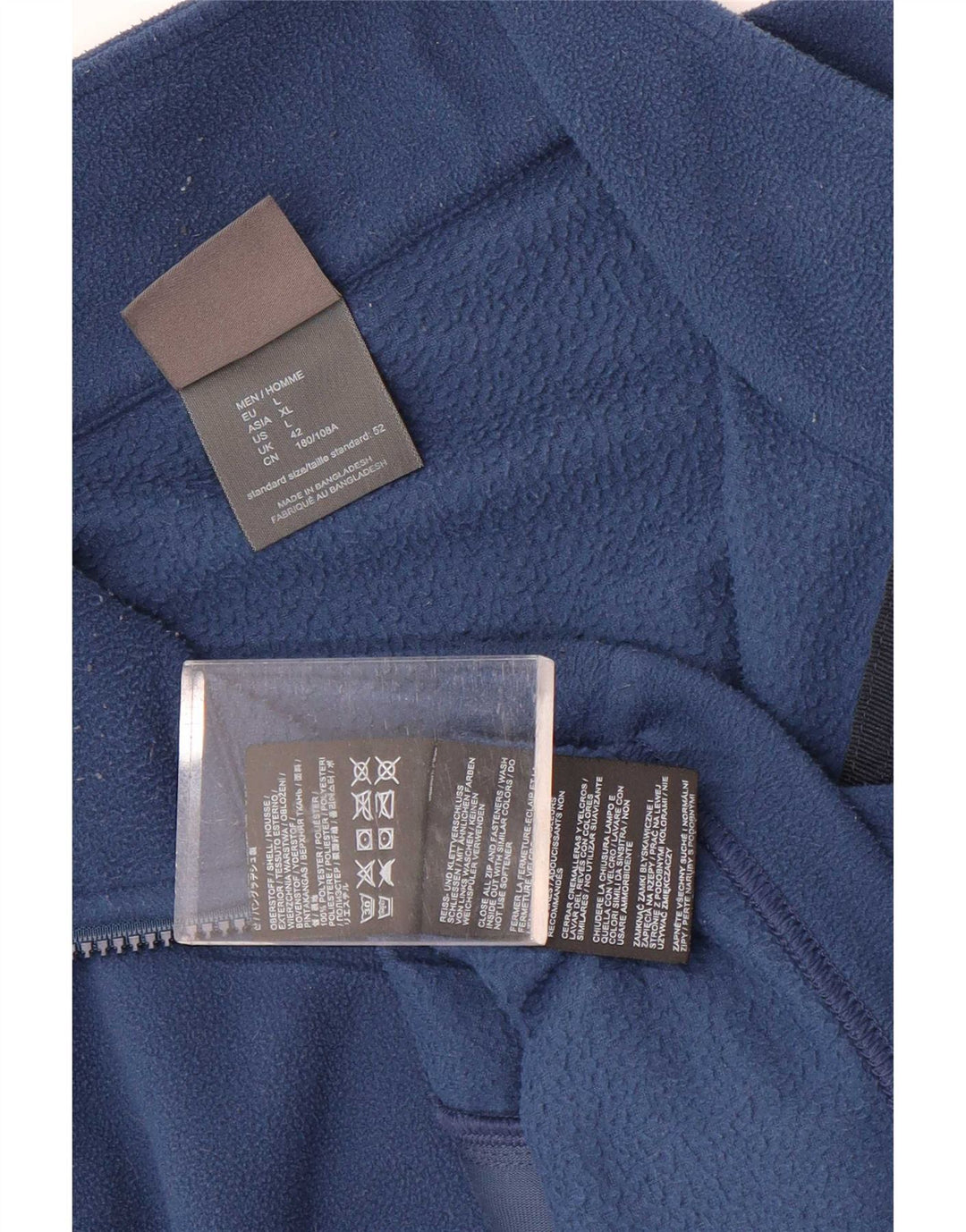 Jack Wolfskin muška flis jakna UK 42 veliki plavi poliester