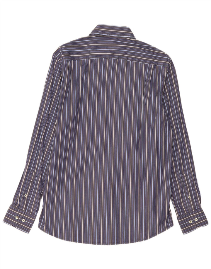 Massimo Dutti muška košulja veličina 42 16 1/2 velika tamnoplava na pruge