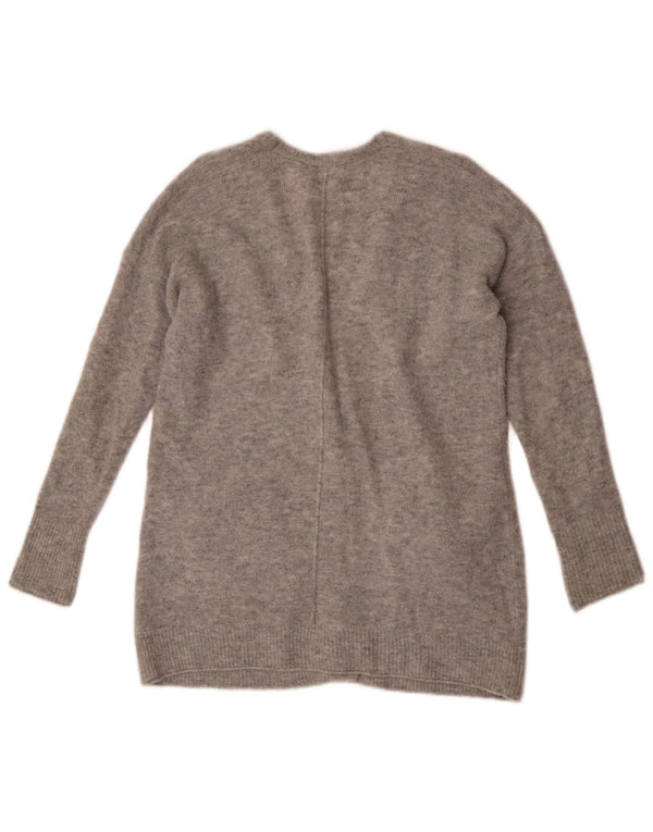White Stuff Womens Cardigan Sweater UK 8 Small Grey Flected Acrylic