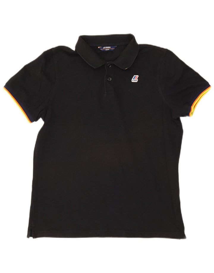 K-Way muška polo majica srednje crna