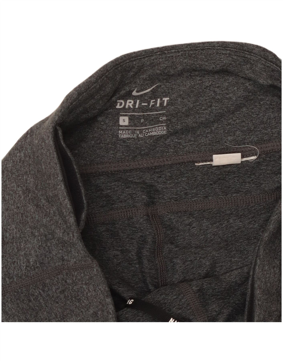 NIKE Ženske Dri Fit Leggings UK 10 Male sive fleke