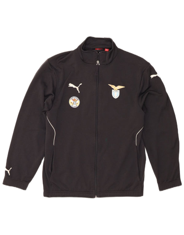 Puma Boys Graphic Trenirka Gornja jakna 13-14 godina crni poliester