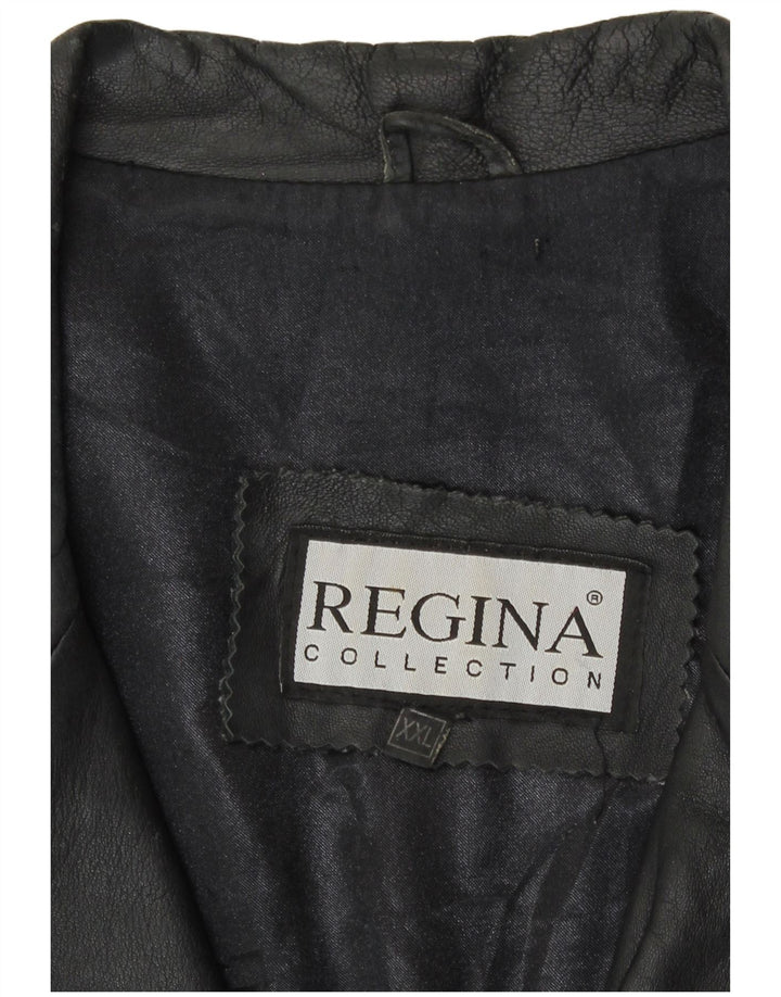 Regina muška kožna jakna UK 44 2XL crna koža
