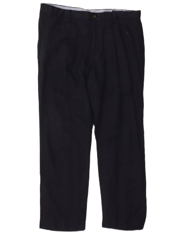 POLO RALPH LAUREN Muške ravne chino hlače W36 L30 Mornarsko plavi lan