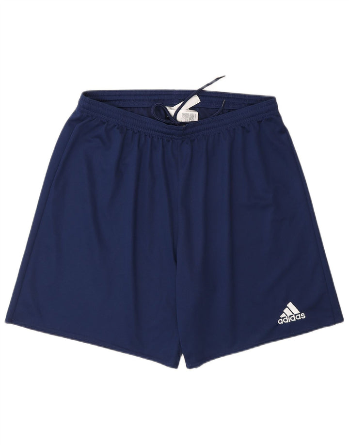 Adidas muške sportske kratke hlače Climalite velike tamnoplave poliesterske boje