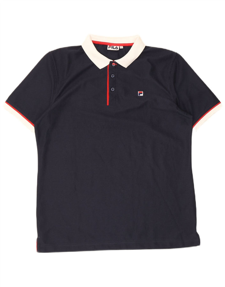 Fila muška polo majica velika tamnoplava poliesterska boja
