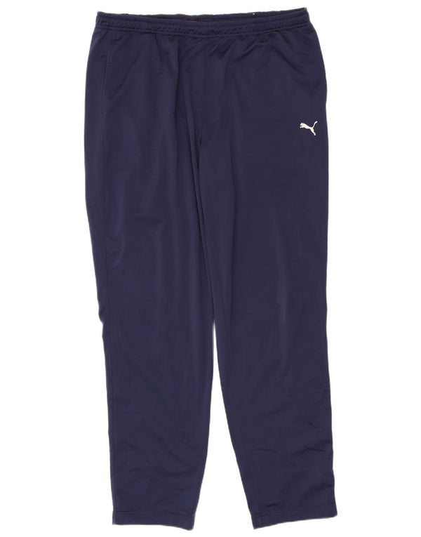 Puma muške hlače za trenirku 2XL tamnoplavi poliester