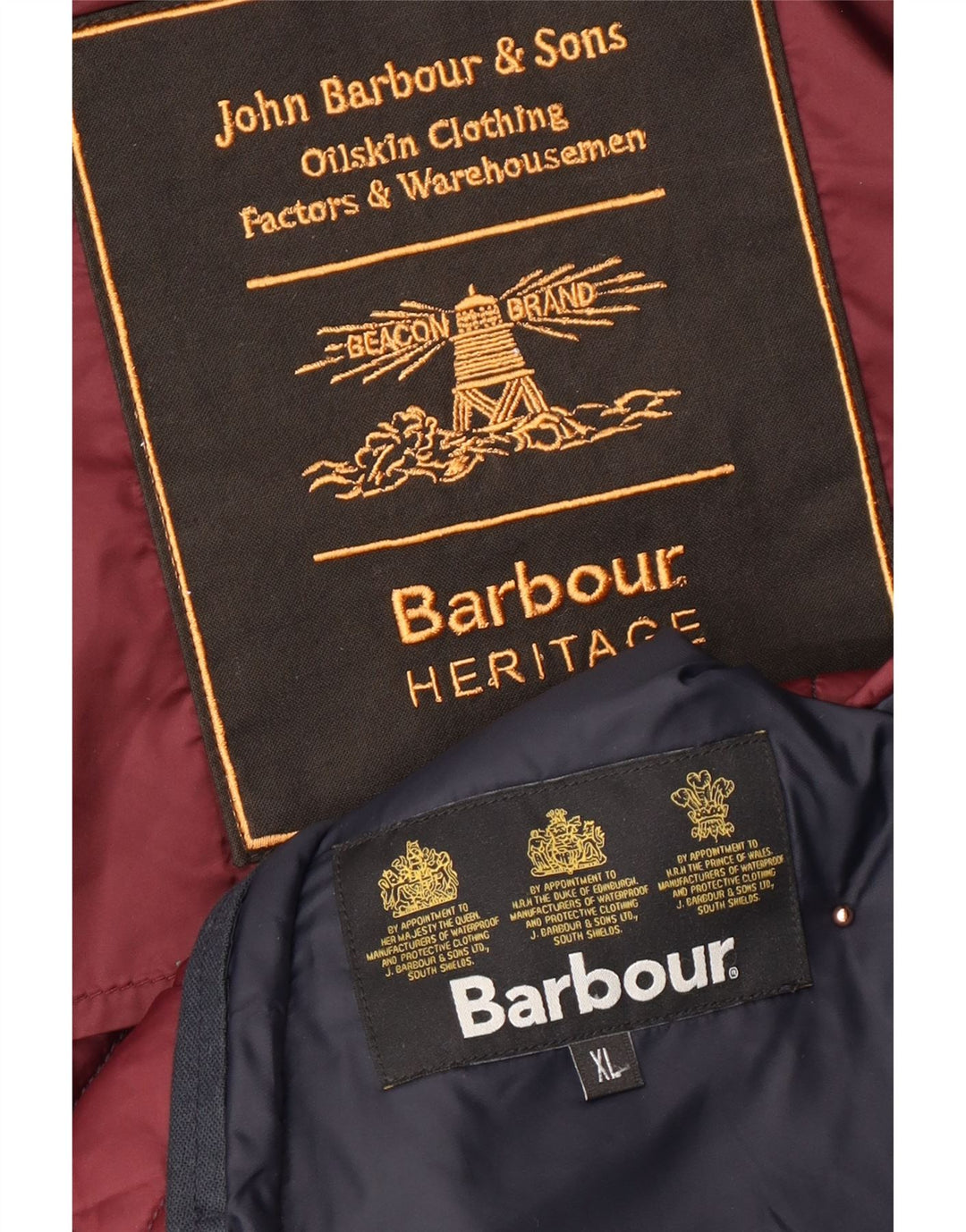BARBOUR Muška prošivena jakna Heritage UK 42 XL tamnoplava