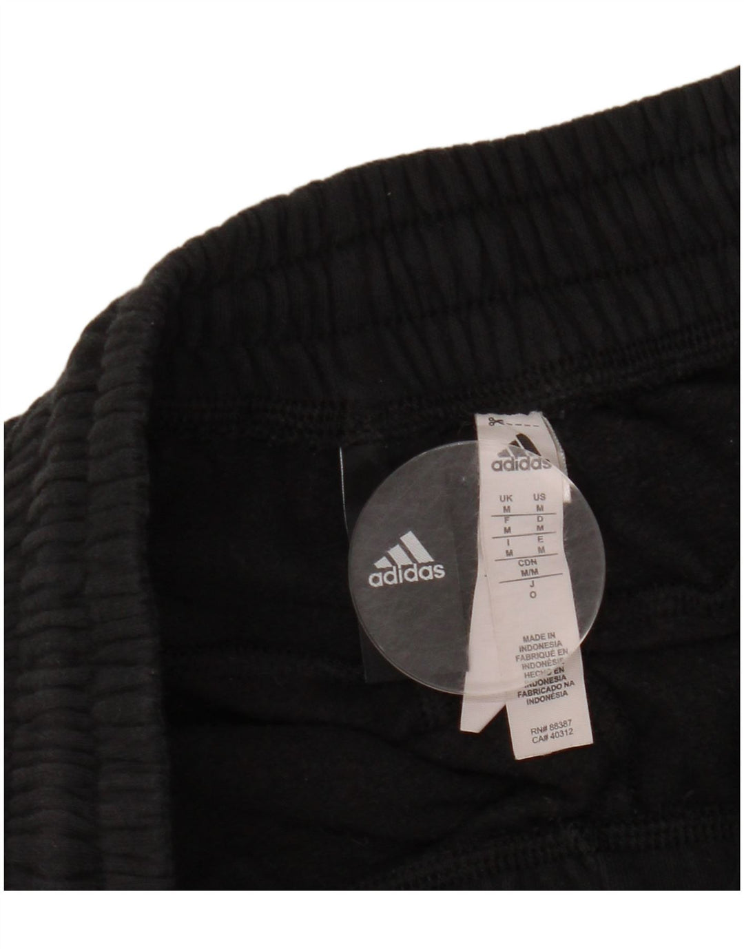ADIDAS muške trenirke srednje crne pamučne hlače