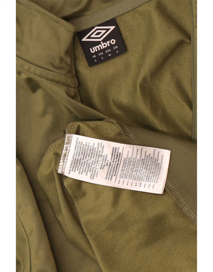 Umbro muška majica s kratkim izrezom s patentnim zatvaračem, mali kaki poliester