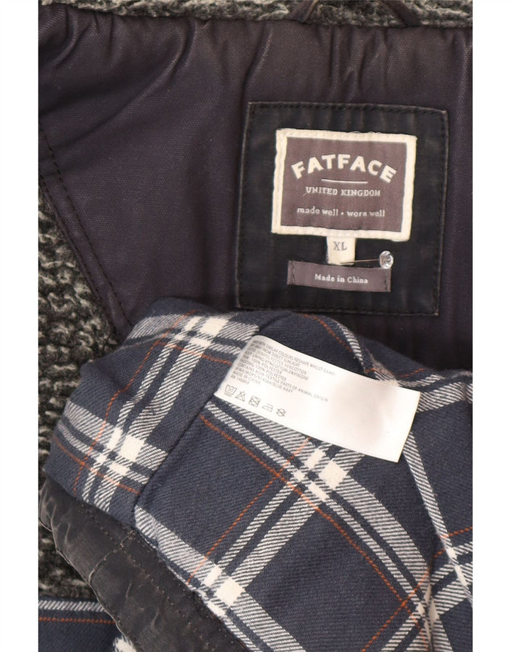 Fat Face muška podstavljena jakna UK 42 XL tamnoplavi poliester