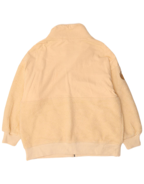 Fat Face ženska jakna od flisa UK 18 XL sivobijeli poliester