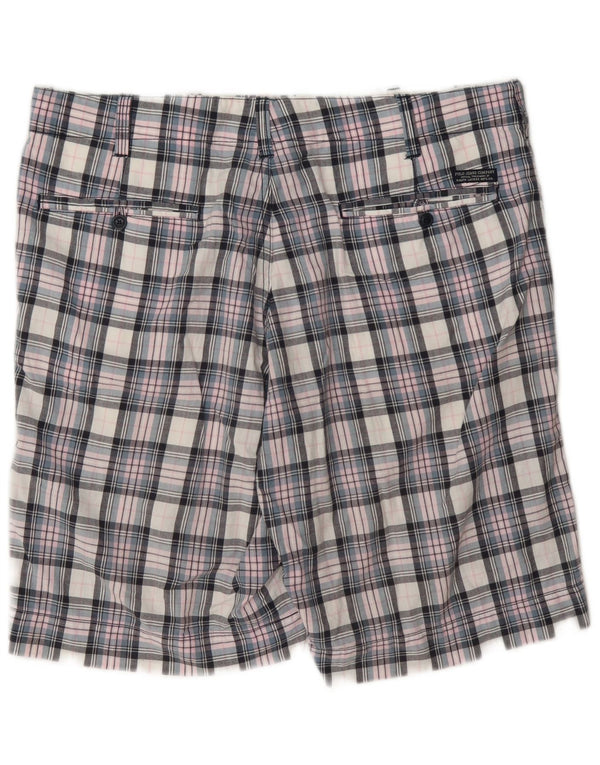 Polo Ralph Lauren muške chino kratke hlače W34 veliki šareni karirani pamuk