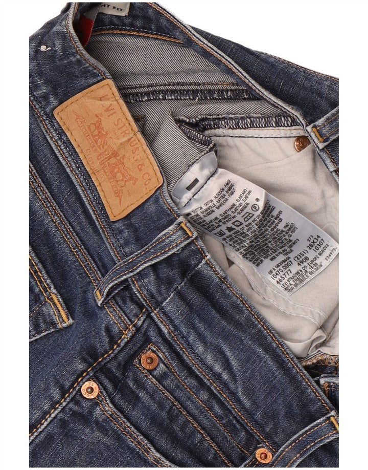 Levi's ženske ravne traperice 470 W28 L34 plavi pamuk
