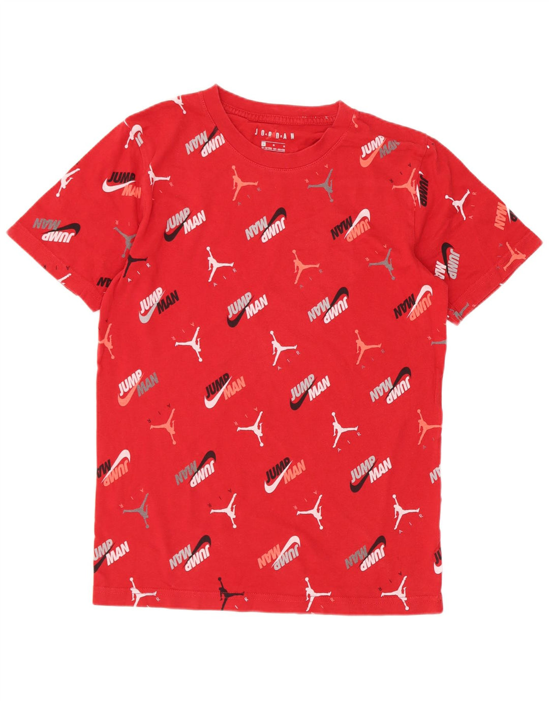 Jordan Boys Regular Graphic T-Shirt Top 12-13 Years Large Red