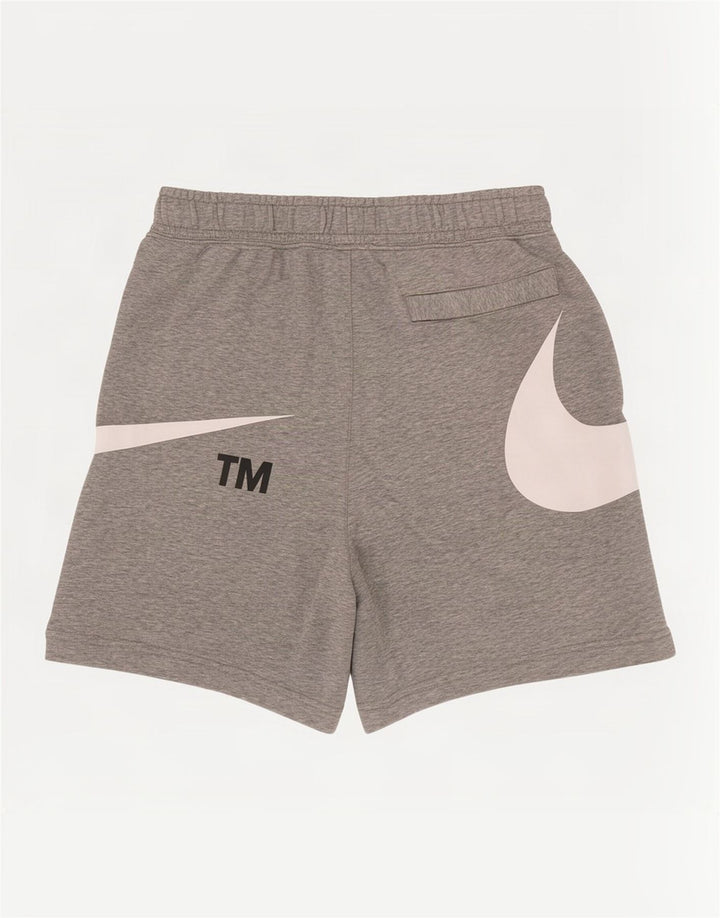 Nike muške grafičke sportske kratke hlače srednje sive boje od pamuka