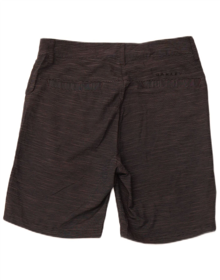 Oakley muške chino kratke hlače standardnog kroja W30 srednje sive sportske pruge