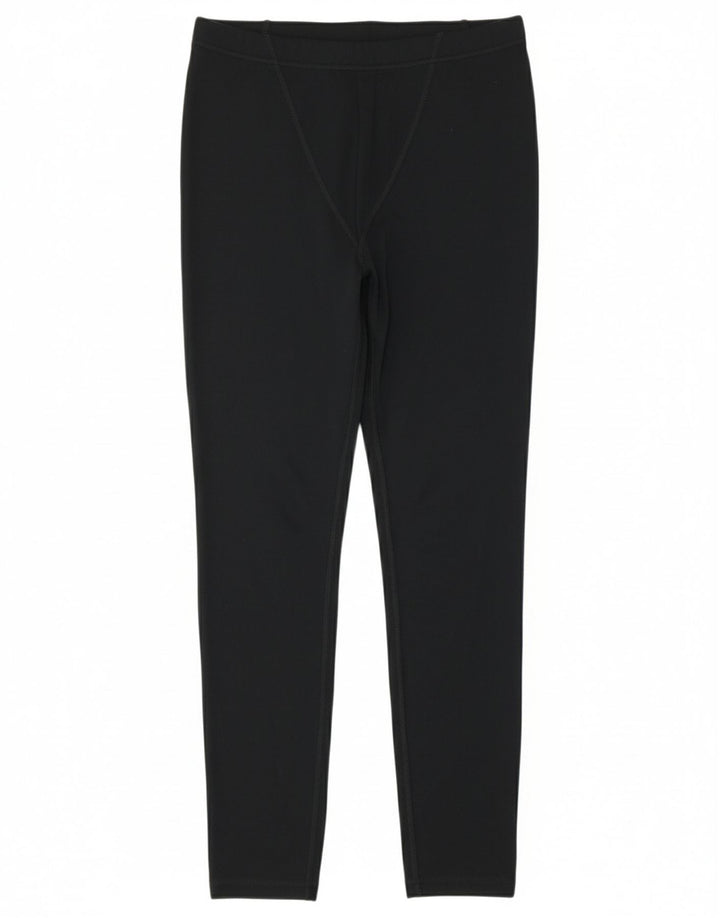 COLUMBIA Boys Omni-Heat Leggings 10-11 Years Medium Black Polyester