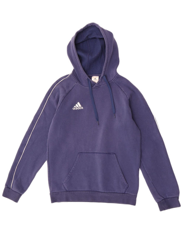 Adidas muški džemper s kapuljačom mali tamnoplavi pamuk