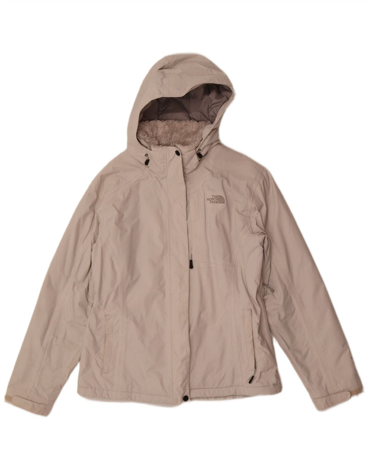 The North Face ženska vjetrovka s kapuljačom UK 16 veliki sivi poliester