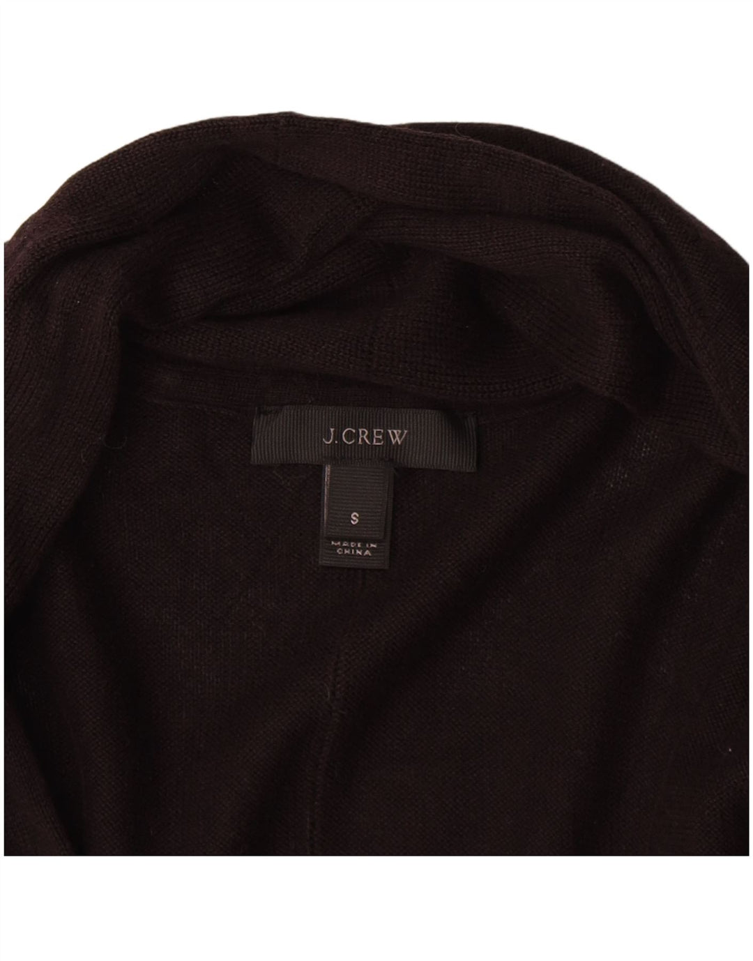J. Crew ženski dugi prekomjerni kardigan pulover UK 10 mali crni