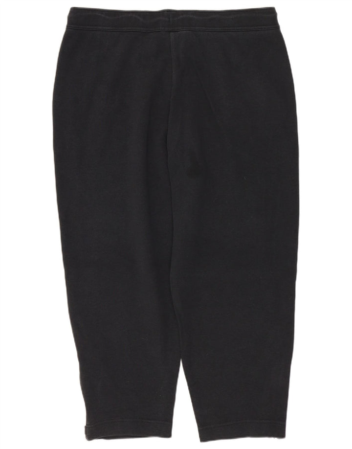Nike Ženske Capri Trenirke Hlače UK 14 Srednje crni pamuk