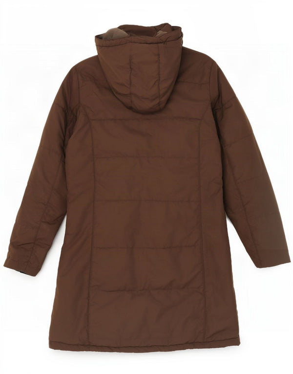 Jack Wolfskin ženski podstavljeni kaput s kapuljačom UK 12/14 srednje smeđi poliester