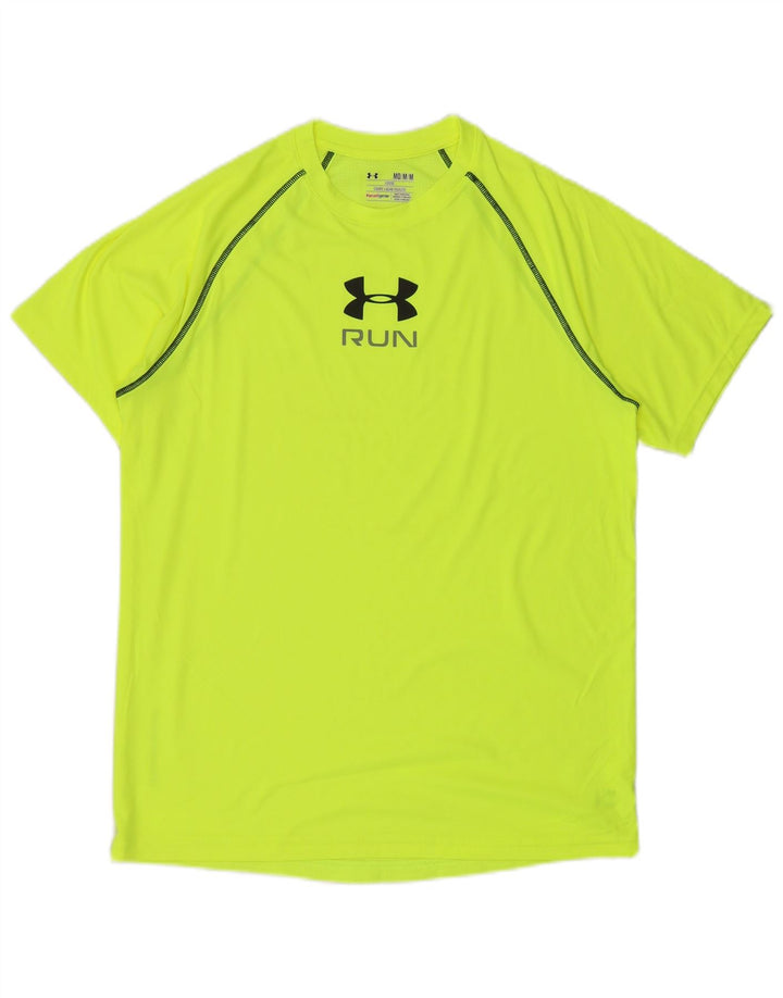 UNDER ARMOUR Muška top majica Heat Gear Graphic T-Shirt srednje zelene boje od poliestera