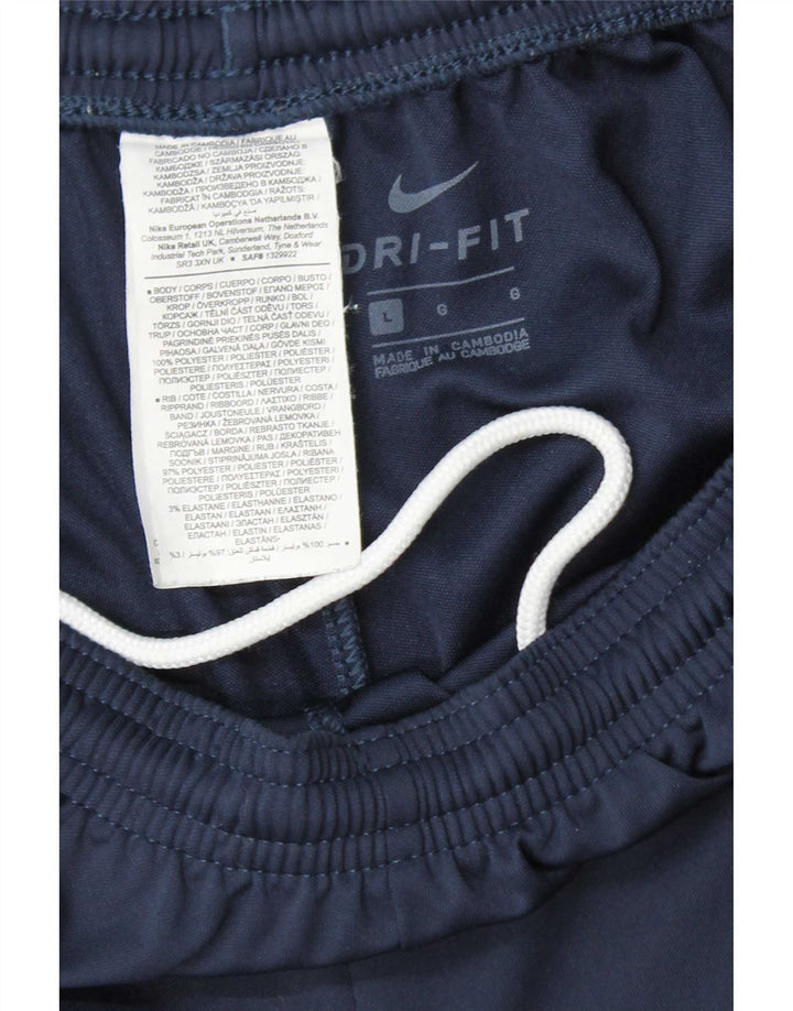 Nike muške hlače za trenirku velike tamnoplave poliesterske