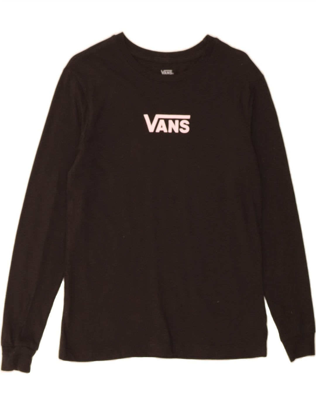 VANS Mens Graphic Top Long Sleeve XS Black Cotton Vintage Vans and Second-Hand Vans from Messina Hembry 