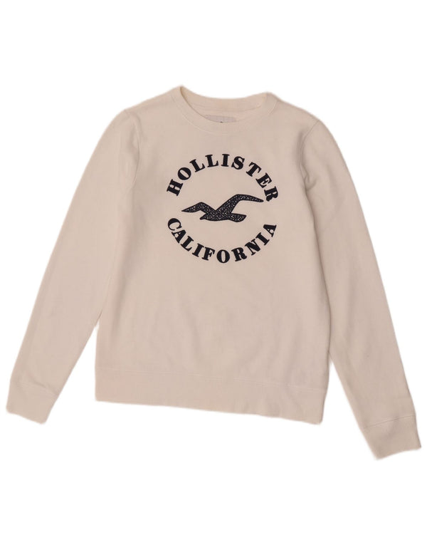 Hollister muška majica s grafičkim motivima XS bijeli pamuk