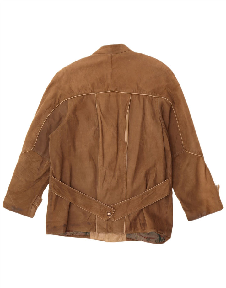 Vintage muška kožna jakna IT 50 Large Brown