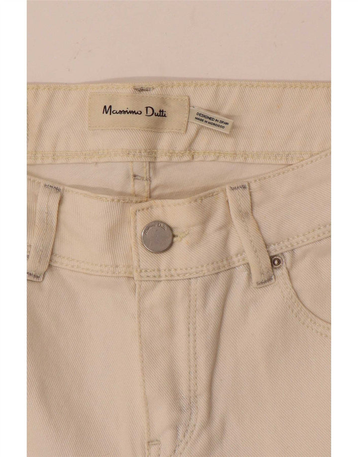 Ženske uske traperice Massimo Dutti W26 L28 Bijele