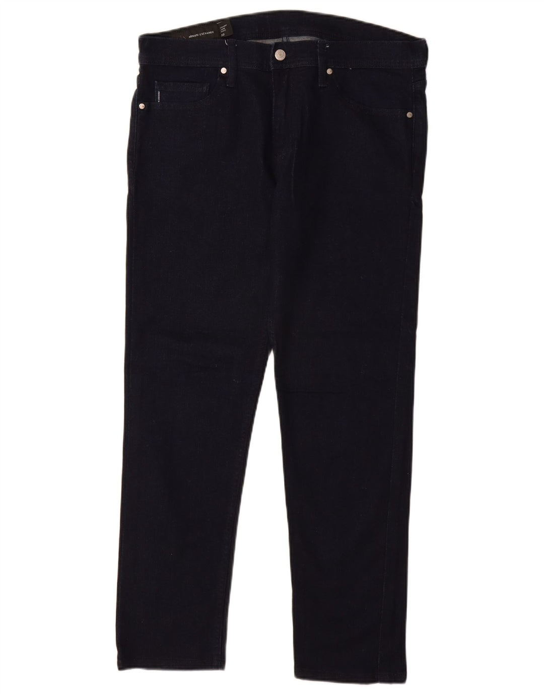 ARMANI EXCHANGE Ženske ravne traperice W33 L29 tamnoplave