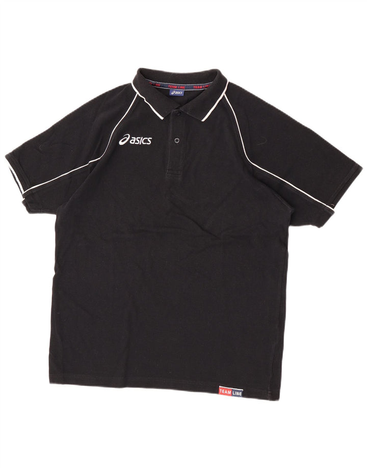 ASICS muška grafička polo majica velika crna pamučna