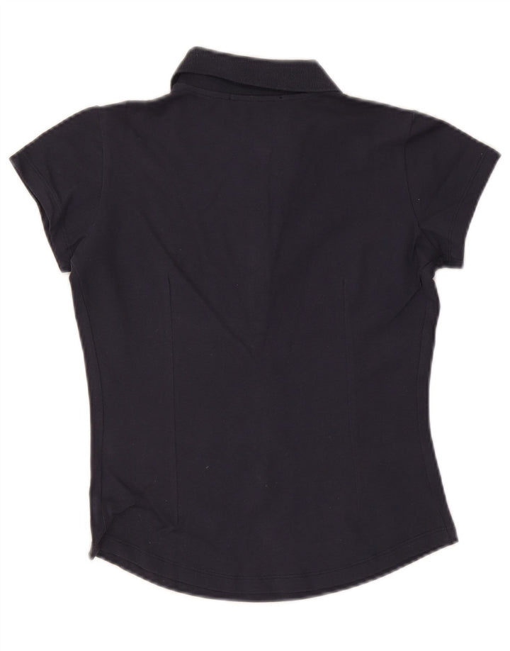 SERGIO TACCHINI Ženska polo majica UK 12 Srednje tamnoplavi pamuk