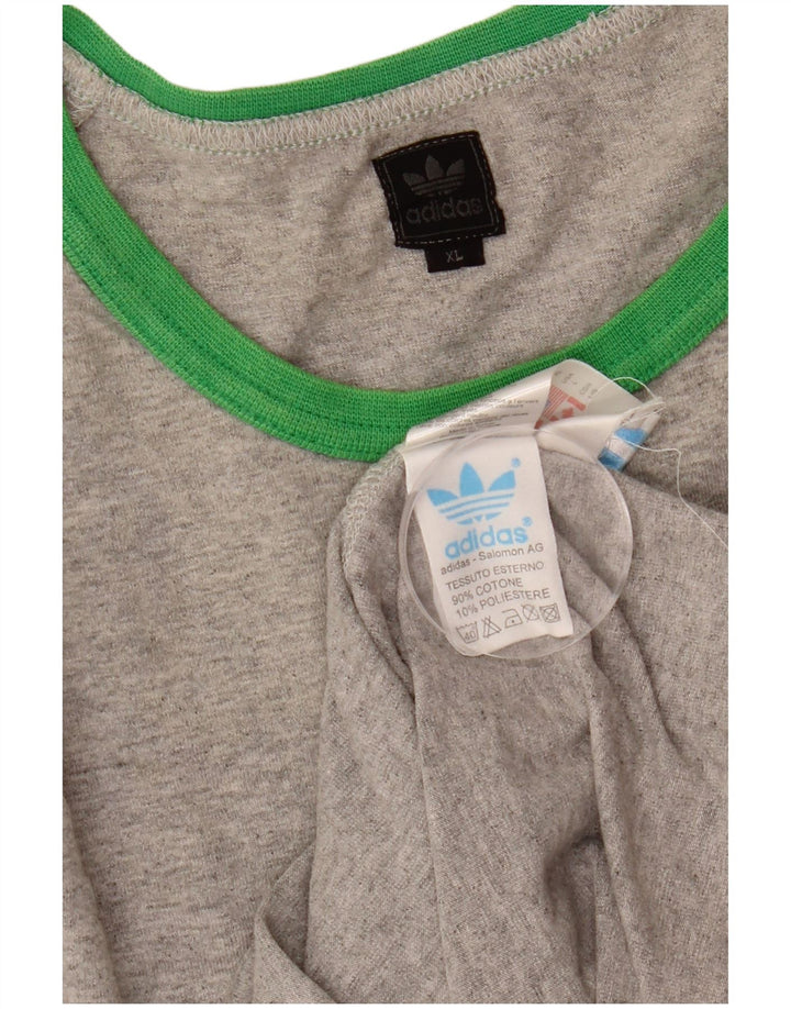 Adidas muška majica XL sivi pamuk