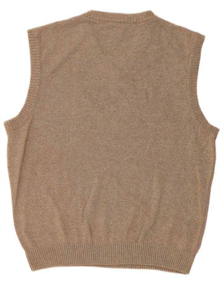 VINTAGE muški prsluk bez rukava, veličina 38, srednje sivi pamuk