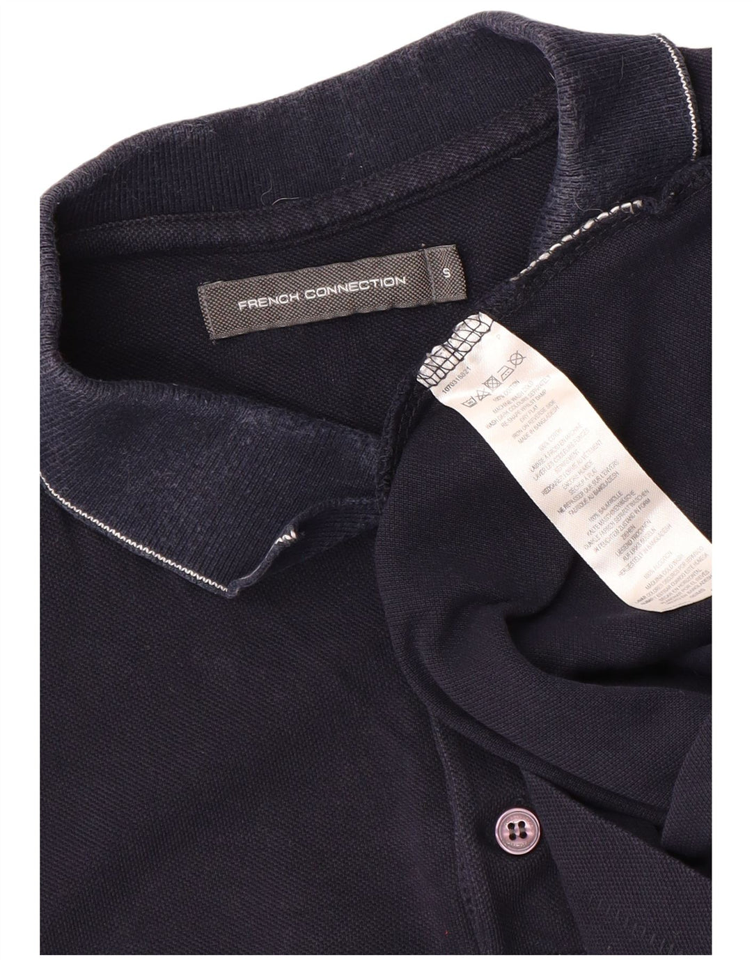 FRENCH CONNECTION Muška polo majica Mala tamnoplava pamuk