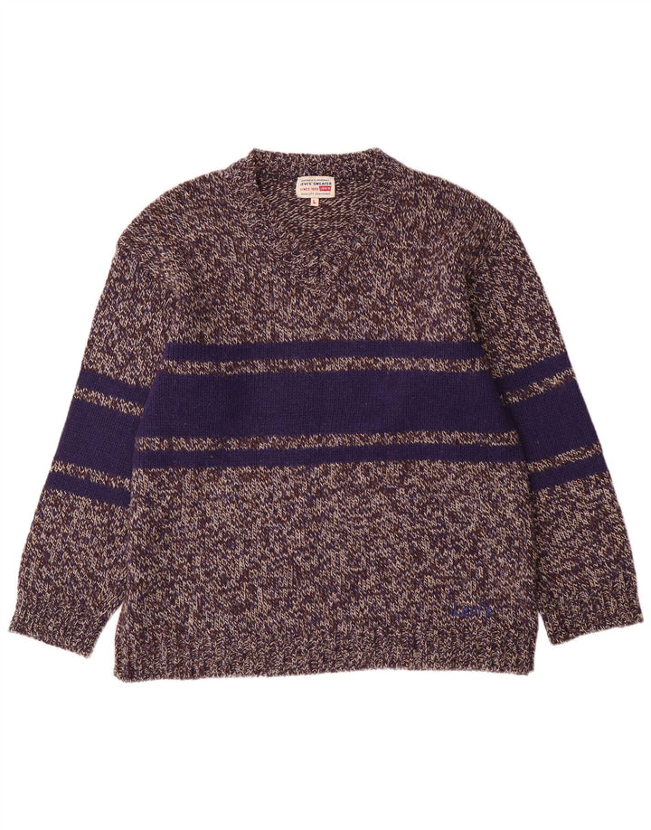 Levi's muški džemper s V-izrezom, velika siva poliakrilna boja